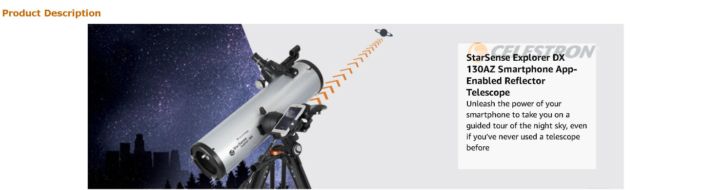 Celestron Starsense Explorer DX 130AZ