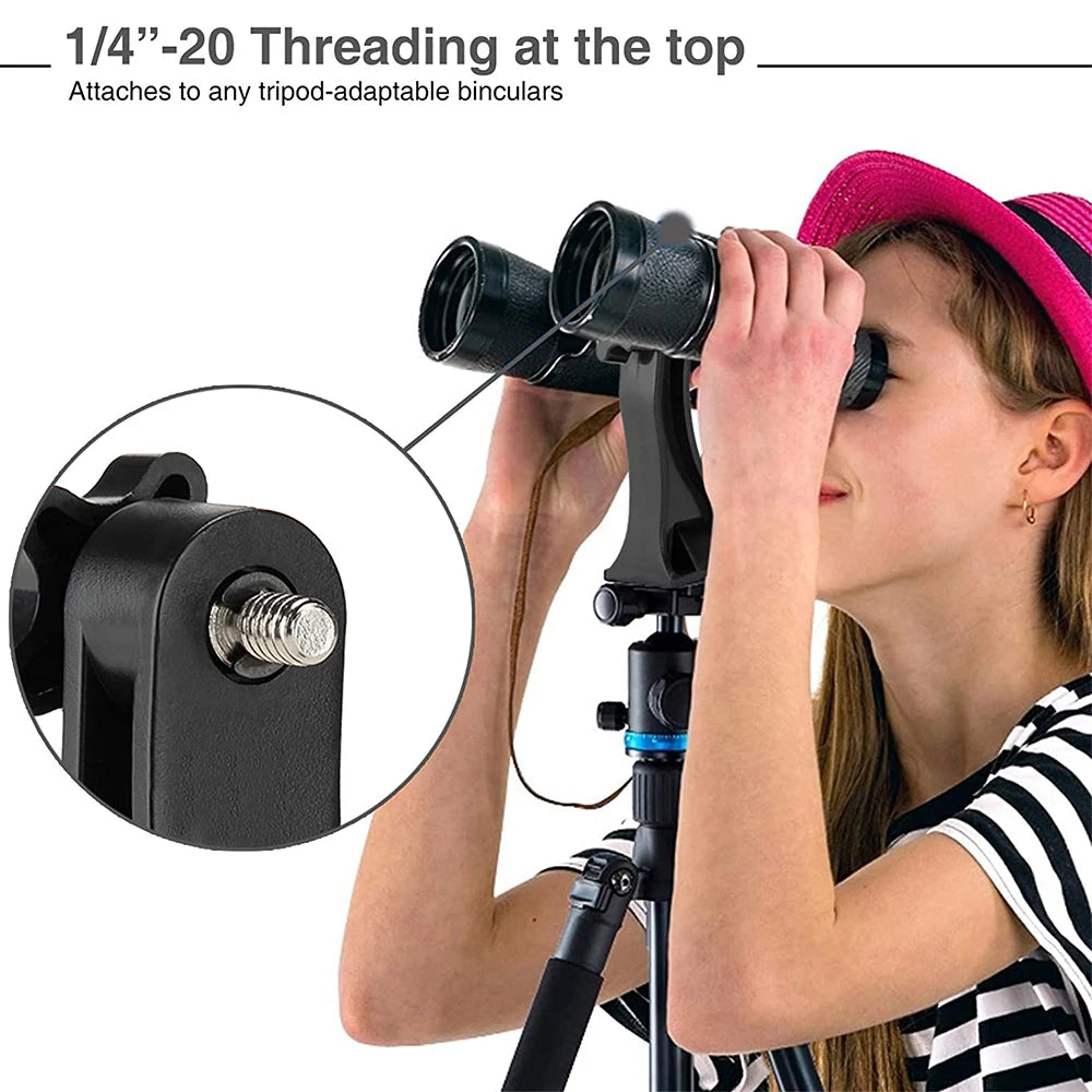 Universal Binoculars Tripod Adapter for Outdoor Watching Wildlife