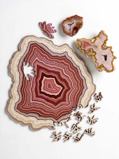 3D Wooden Agate Puzzle for Adults and Kids