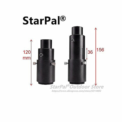 Extension-type Stretch Elastic Sleeve Fully Metal 1.25" T-Adapter Dedicated M42 Thread for Telescope