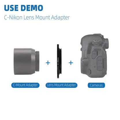 C to Nikon Lens Mount Adapter