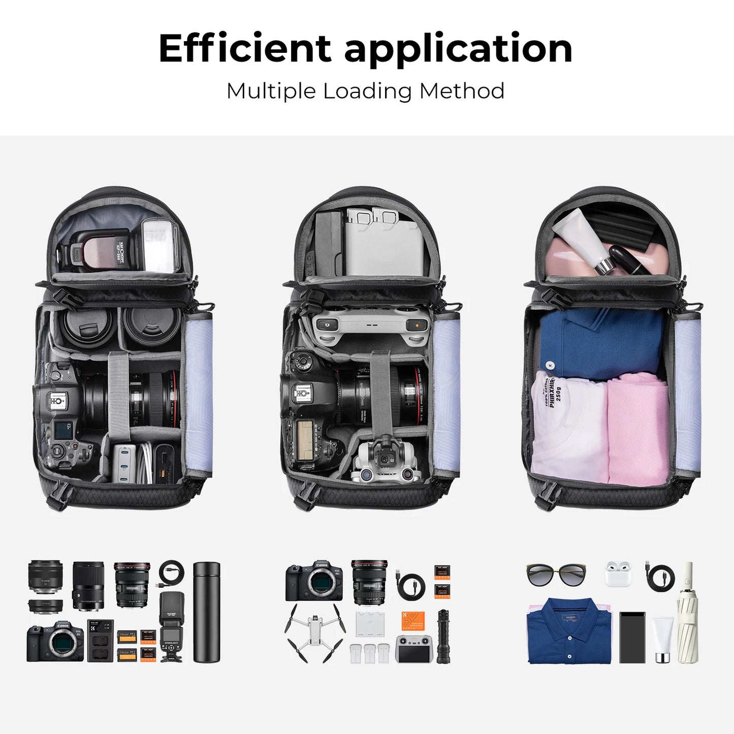 K&F Concept shoulder Camera backpack