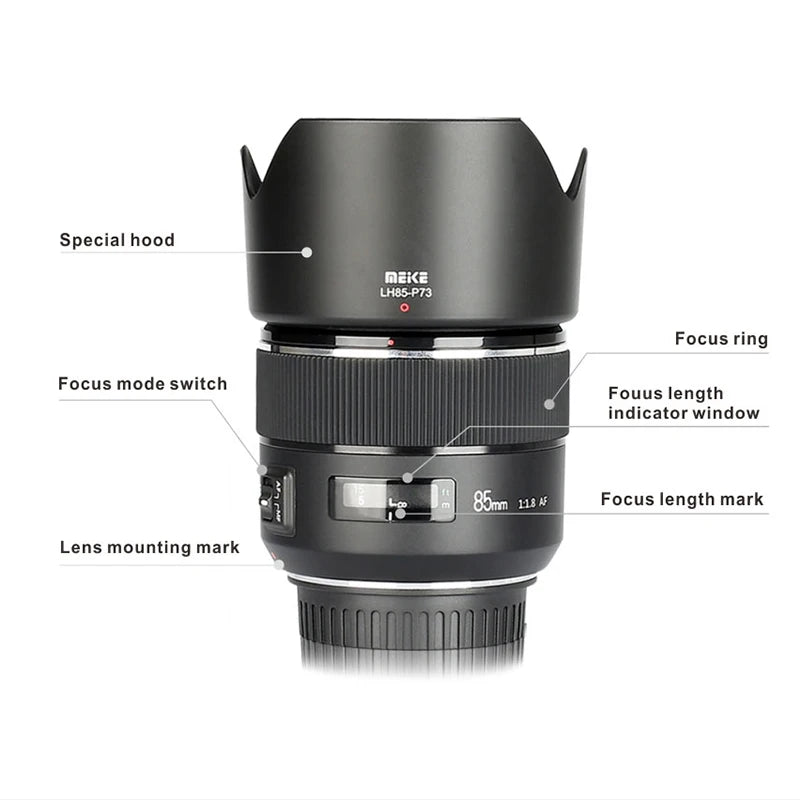 Meike 85mm F/1.8 AF Sony Nikon Fujifilm Canon Lens