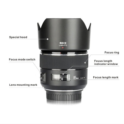 Meike 85mm F1.8 Auto Focus Lens