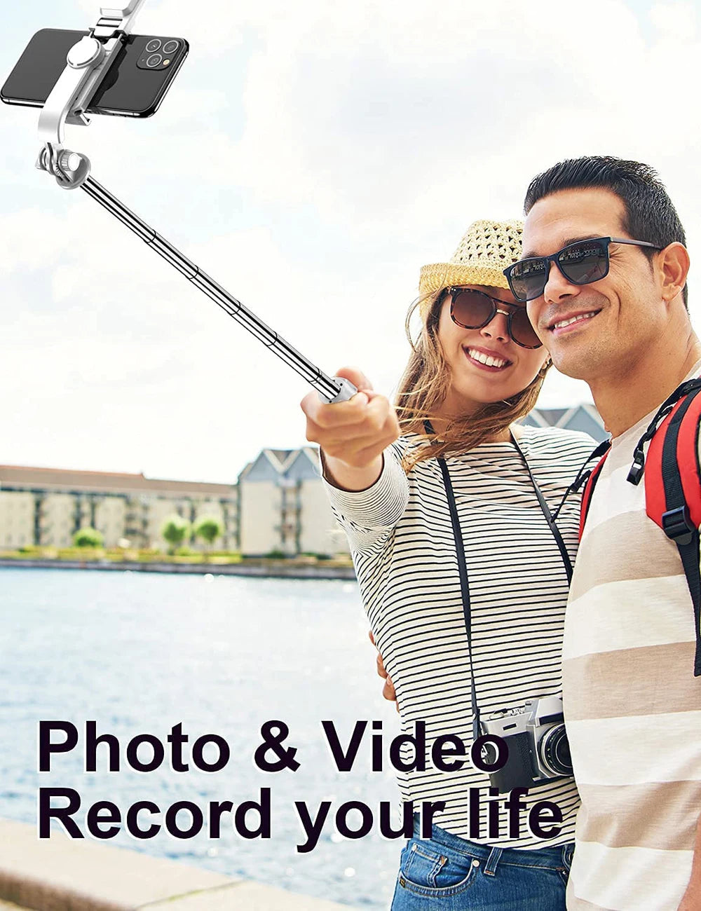 Wireless Bluetooth Selfie Stick Tripod Stand
