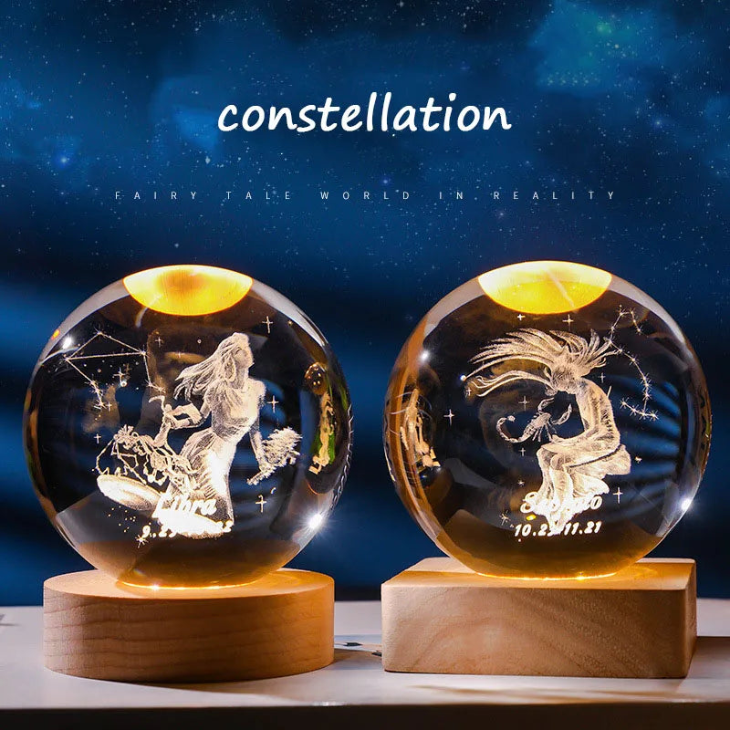 Zodiac Constellation Crystal Ball