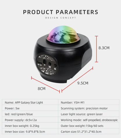 Star Dome Led Galaxy Light Show Projector