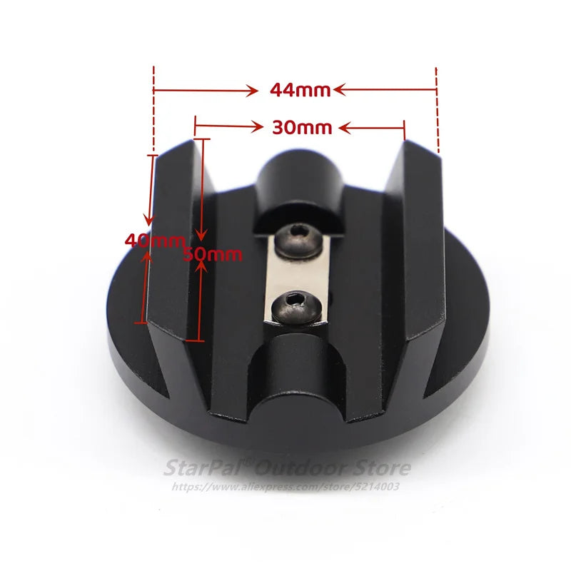 Dovetail Plate Rotary Ball Head Connection Seat iOptron / SkyWatcher Hoshino Equator 44mm 30mm 40mm 50mm