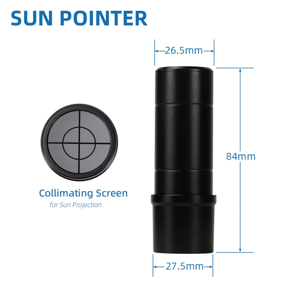 Sun Pointer Finder Scope for Astronomical Telescope