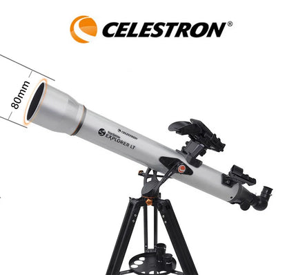 Celestron StarSense Explorer LT 80AZ Smartphone App-Enabled Refractor Telescope