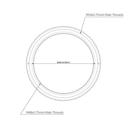 M48 to M54 Thread Converter