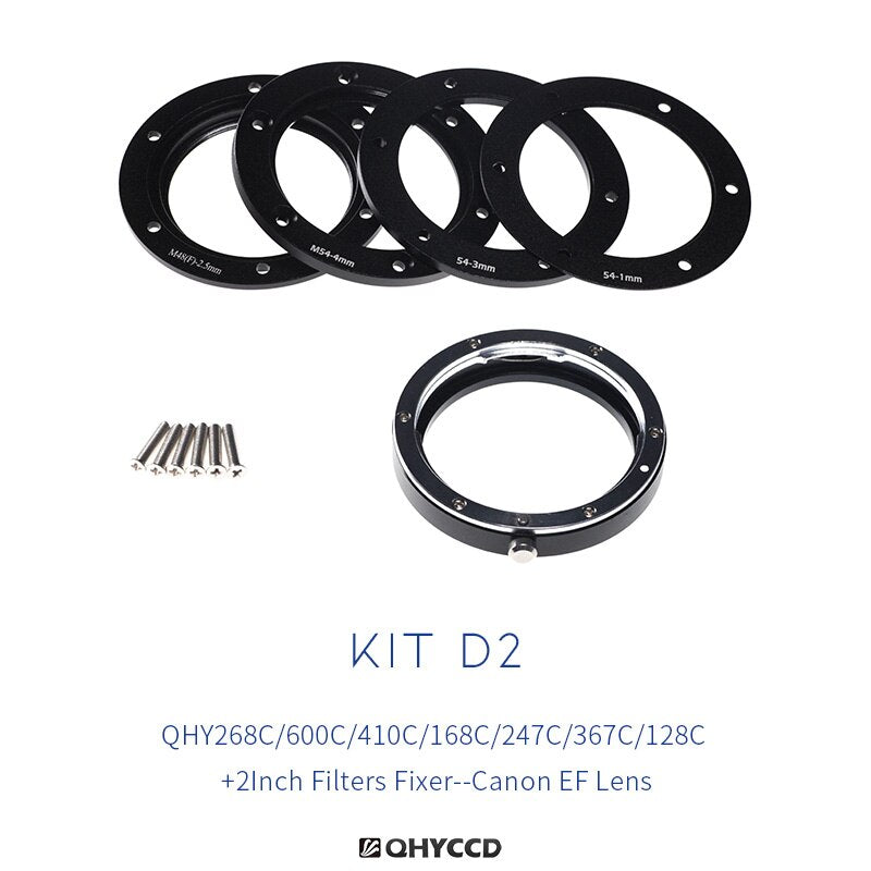 QHYCCD Adapter Kits back focal lens solution