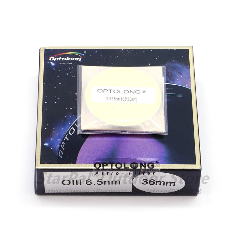 OPTOLONG Filter OIII-CCD 6.5nm Narrow Band Telescope Filter 36mm