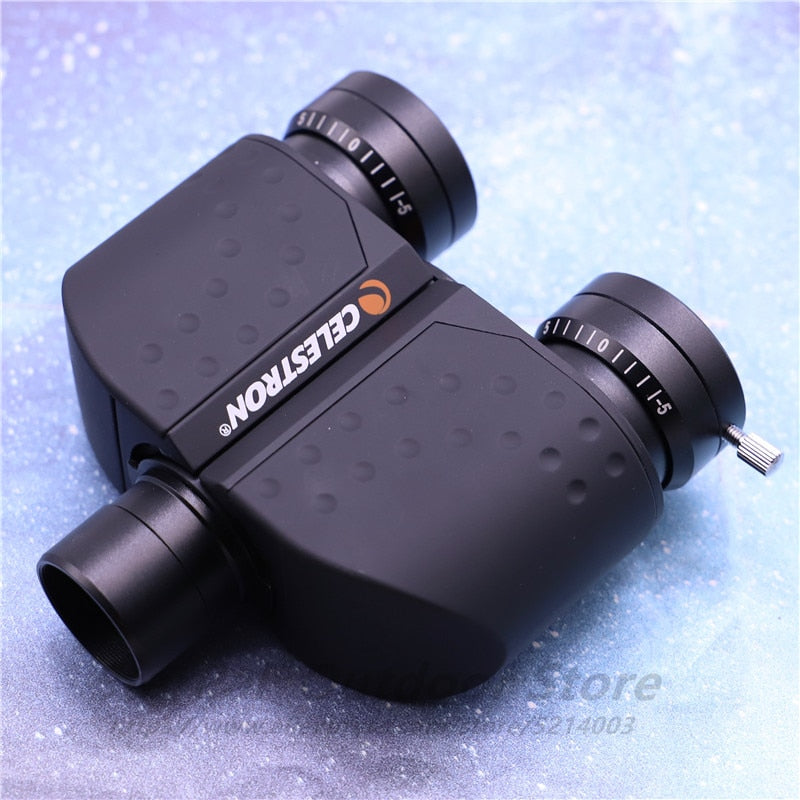 Celestron Stereo Binoculaire Viewer – 22 Mm BaK-4 Prisma’s, 1,25” Oculairhouders, Voor Catadioptrische Telescopen (zwart)