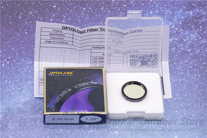 OPTOLONG S-II 1.25 inch SII-CCD 6.5nm Narrow-Band Filter