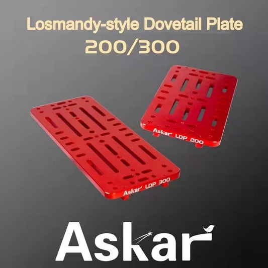 Askar Losmandy Style Universal Dovetail Plate 200MM, 300MM, 400MM