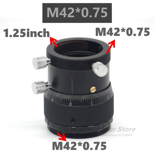 Double Helical Focuser 1.25" M42x0.75 Male Thread