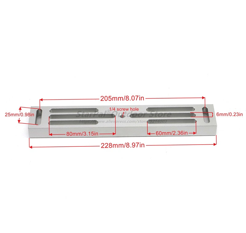 Dovetail Telescope Mounting Plate 228mm 9 Inch