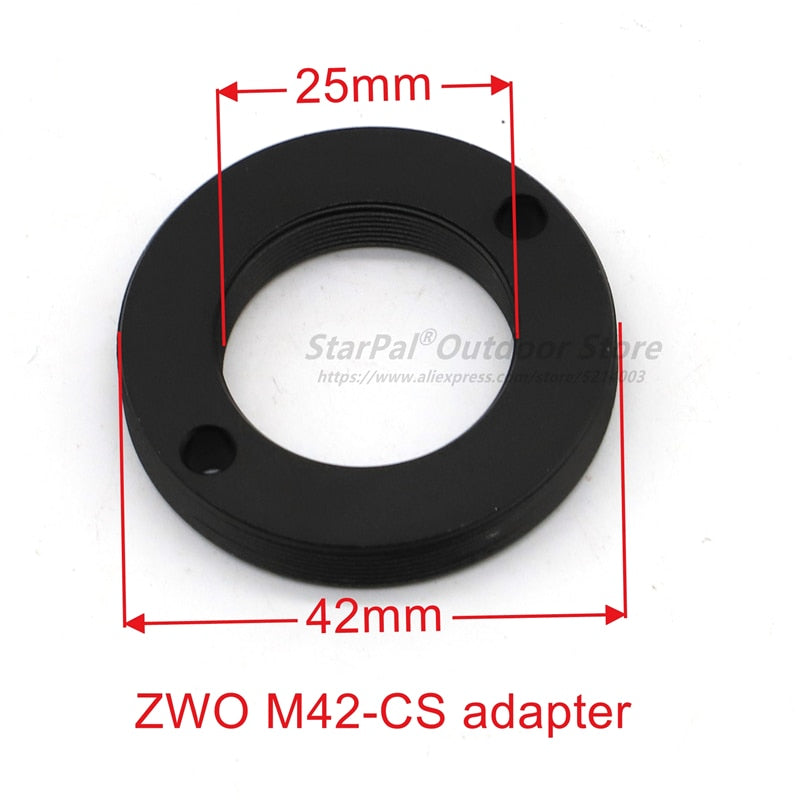 ZWO Thread M42 To CS Adapter M42-C M42-CS