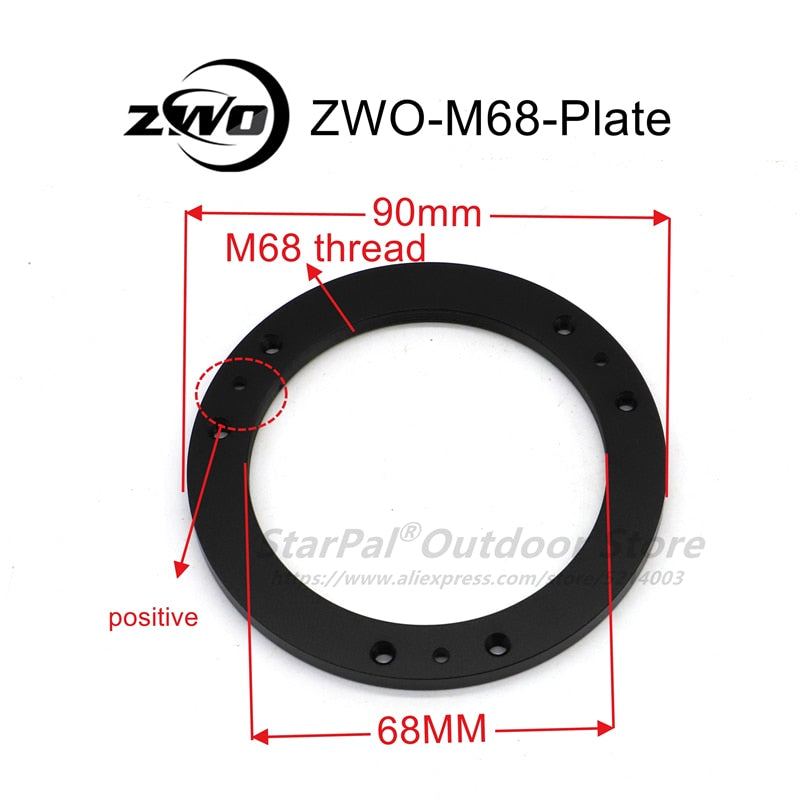 ZWO M54 / M48 / M42 Tilt Plate
