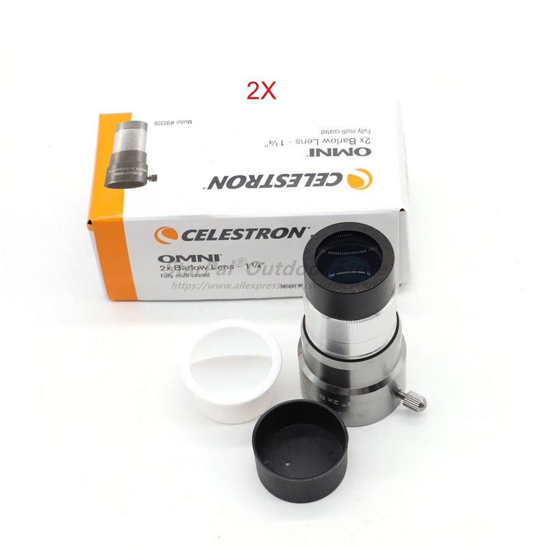 Celestron Omni 2x Eyepiece and Barlow Lens Fully Multi-Coated 2x