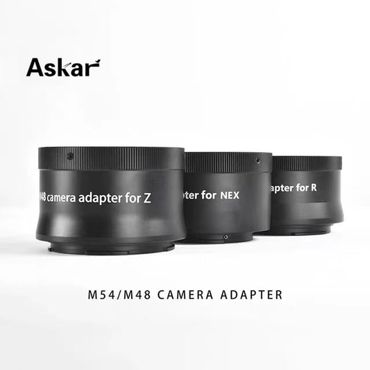 Askar M54/M48 Adapter for Canon R, Nikon Z, Sony NEX
