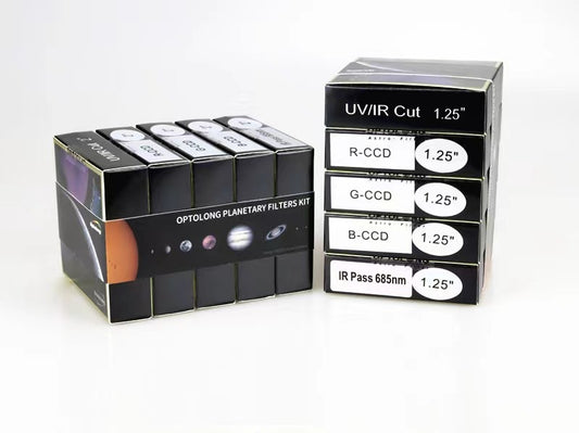OPTOLONG Planetary Filters kit 1.25 / 2 inch (UV/IR Cut, R, G, B, and IR685, 5pcs filters in total)