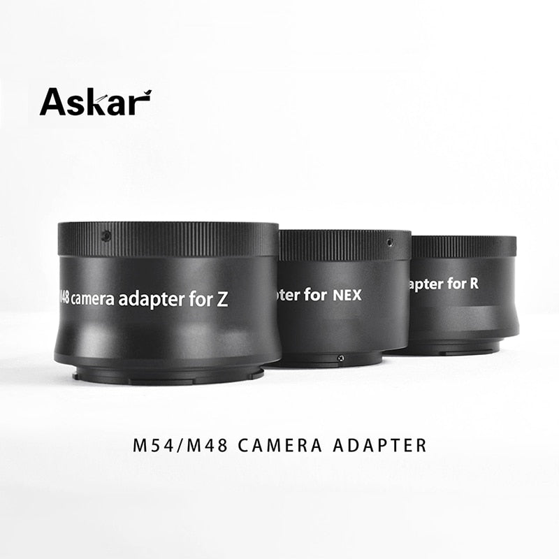 Askar M54/M48 Adapter for Nikon, Canon, Sony